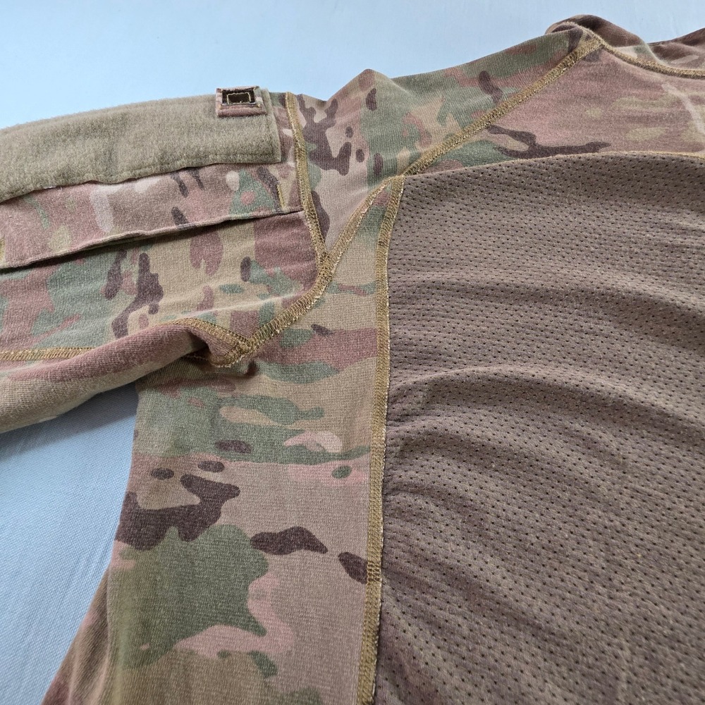 US Army Combat Shirt Flame Resistant Multicam OCP Tactical L W911QY-14-F-0071 - Picture 14 of 16
